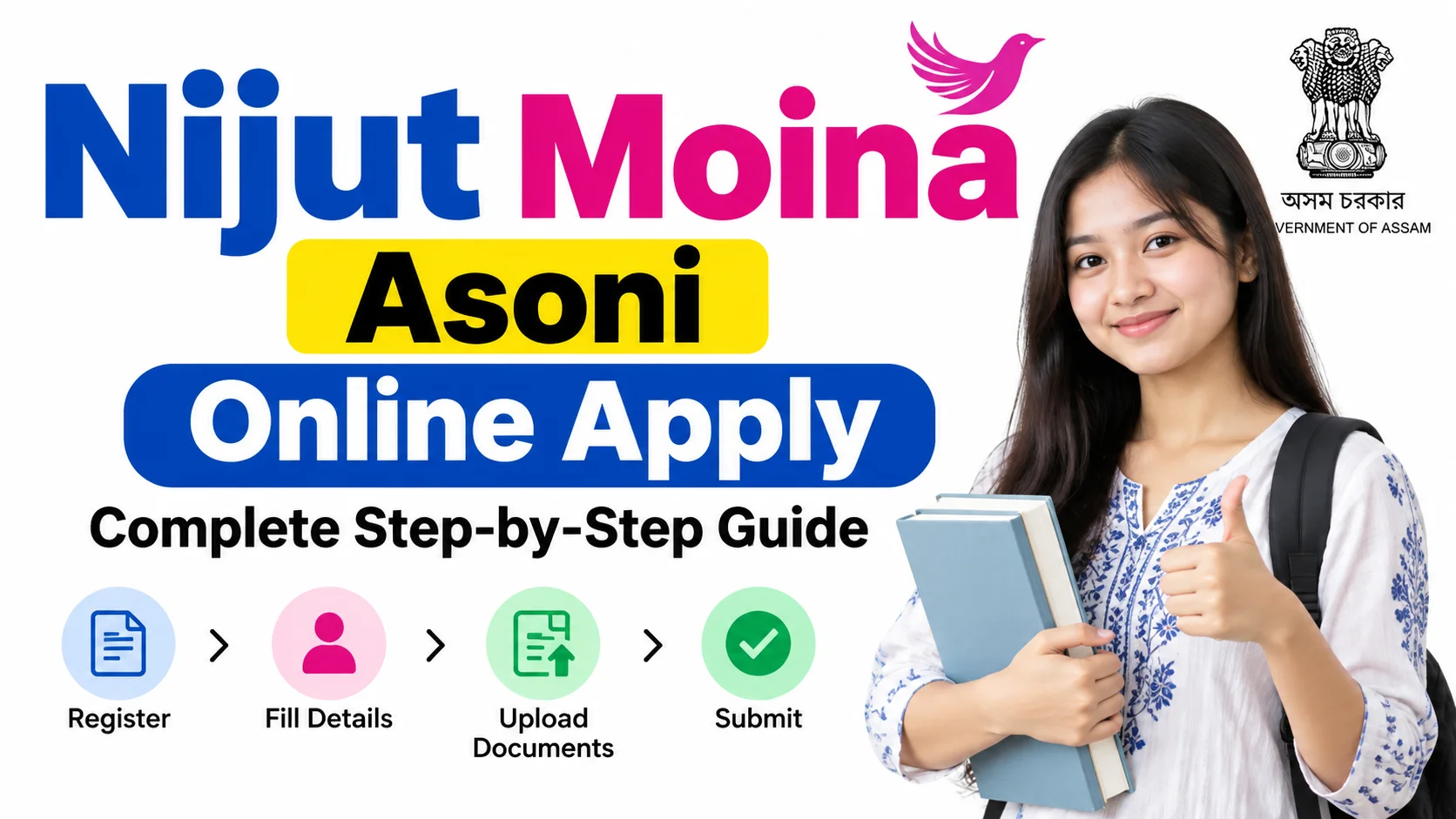 How to Apply for Nijut Moina Asoni Online in 2026 (Simple Step-by-Step Guide)