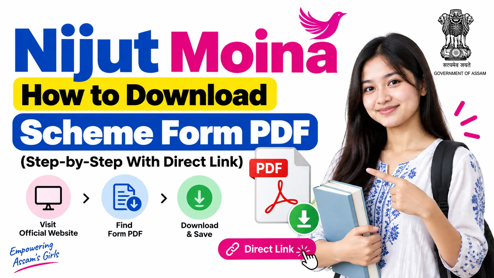 How to Download Nijut Moina Scheme Form PDF (Step-by-Step With Direct Link)